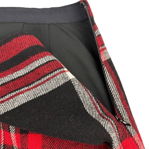 Talbots Wool Blend A-Line Plaid Skirt size 12P - Picture 8 of 10